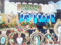 Nadgoplański Zespół Folklorystyczny w trakcie Dożynek Gminnych w Sukowach (2017)