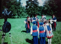 Nadgoplański Zespół Folklorystyczny podczas nagrań dla TV Polonia 