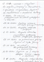 Notatka Jadwigi Maciejewskiej na temat jej życia i działalności artystycznej