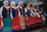 Występ kapeli "Kujawioki" w Gminnym Ośrodku Kultury w Osięcinach