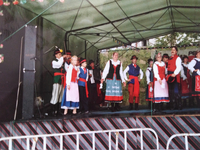 Występ kapeli "Kujawioki" na XII Międzynarodowym Spotkaniu Kapel Ludowych w Toruniu